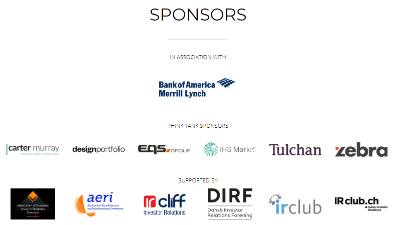 Sponsors for Euro Think Tank 2019